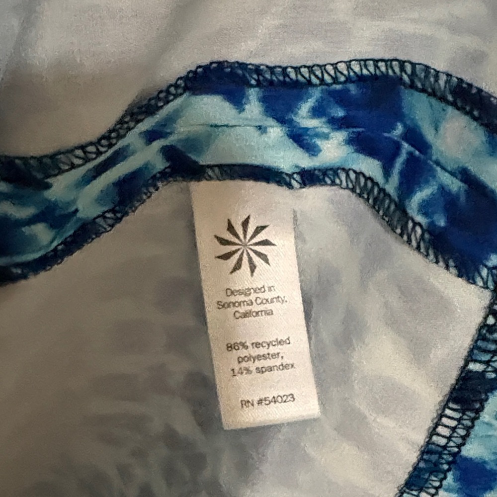 Athleta Blue Patterned Halter Dress - Picture 4 of 9
